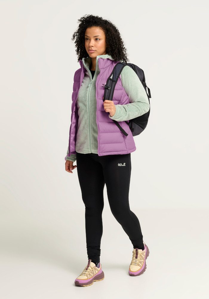 Jack Wolfskin Daunenweste WILD PASS DOWN VEST W RDS Daunenweste, warm, wind- und wasserabweisend