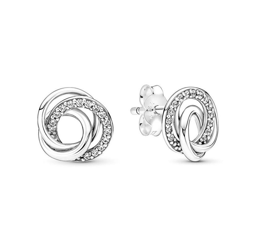 Pandora Paar Ohrstecker PANDORA Ohrstecker "Always Together" Silber mit Zirkonia 291076C01