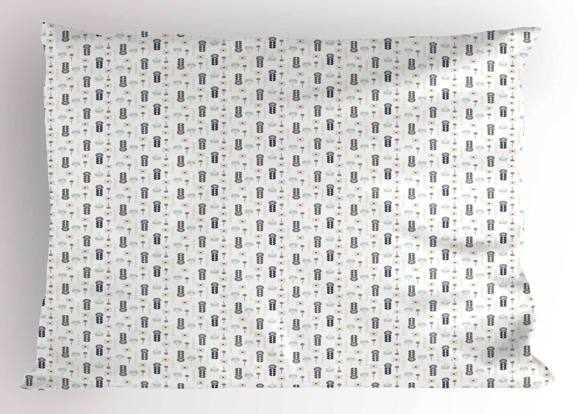Standard norwegisch Dekorativer Abakuhaus Blumengarten-Kunst-Muster Stück), Gedruckter (1 Kissenbezüge Kopfkissenbezug, Size