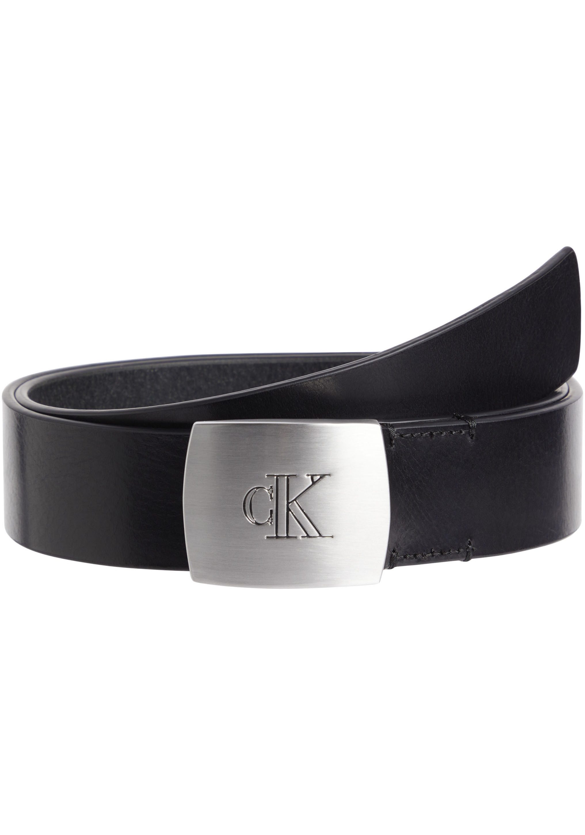 Calvin Klein Jeans Ledergürtel LEATHER CLAMP günstig online kaufen