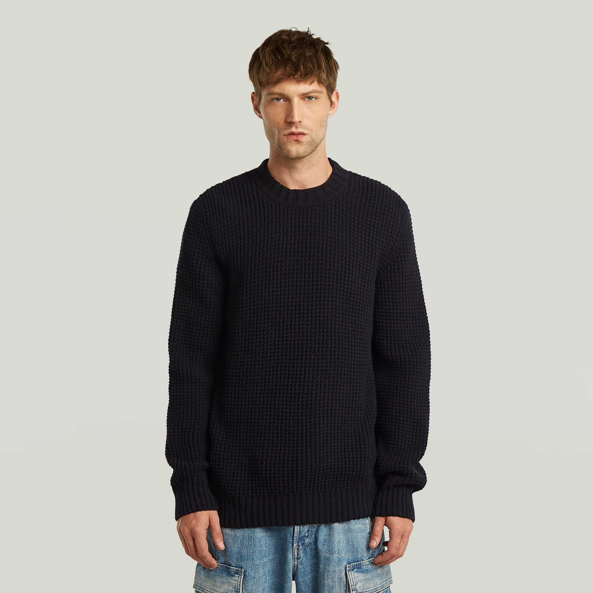 G-STAR Вязаные свитера Chunky Knit im Regula Fit mit Rundhals