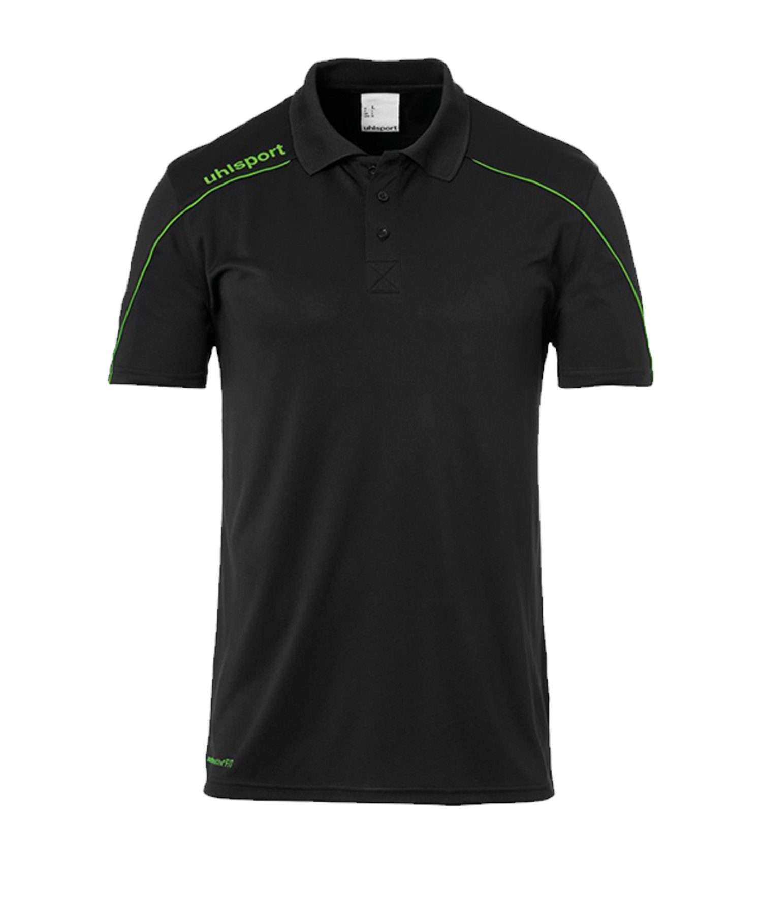 uhlsport T-Shirt Stream 22 Poloshirt default SchwarzGruen | T-Shirts