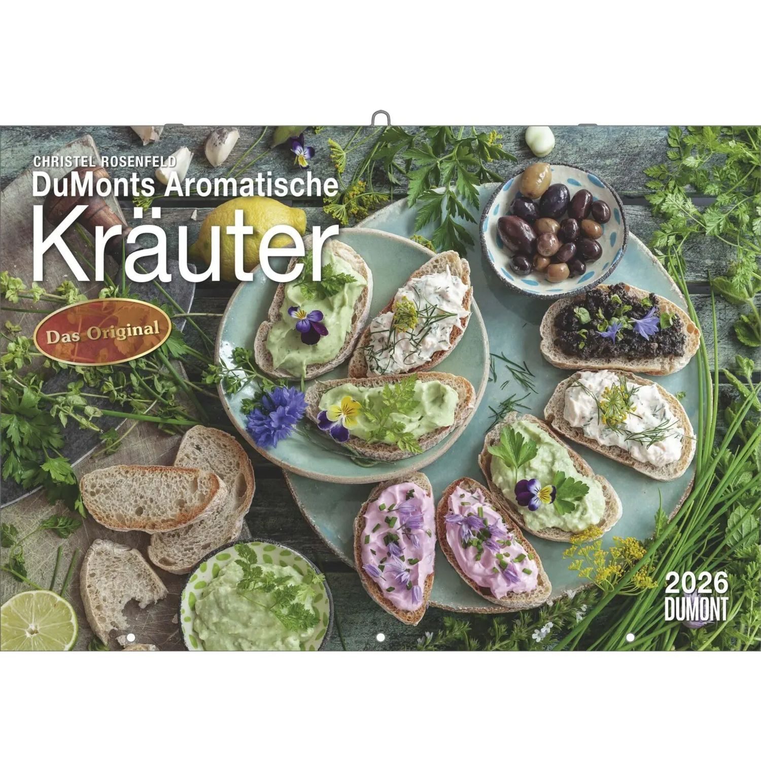 DUMONT Wandkalender DUMONTS - Aromatische Kräuter 2026 - Broschürenkalender 42 x 29 cm...