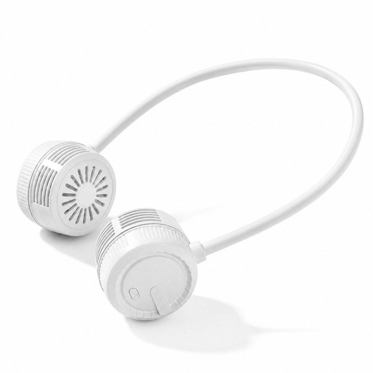 Bomiclss Mini USB-Ventilator Tragbarer Nackenventilator, Hals Ventilator Wiederaufladbar, mit 1000mah, Persönlicher Ventilator mit 3 Geschwindigkeiten