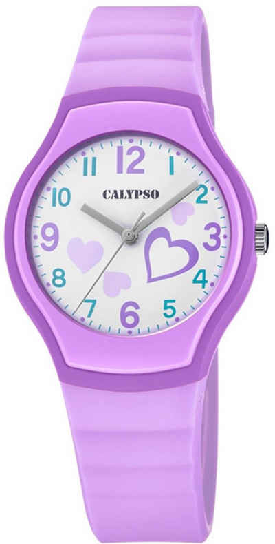 CALYPSO WATCHES Quarzuhr Junior Collection, K5806/3, Armbanduhr, Kinderuhr, mit Herzmotiv, ideal auch als Geschenk