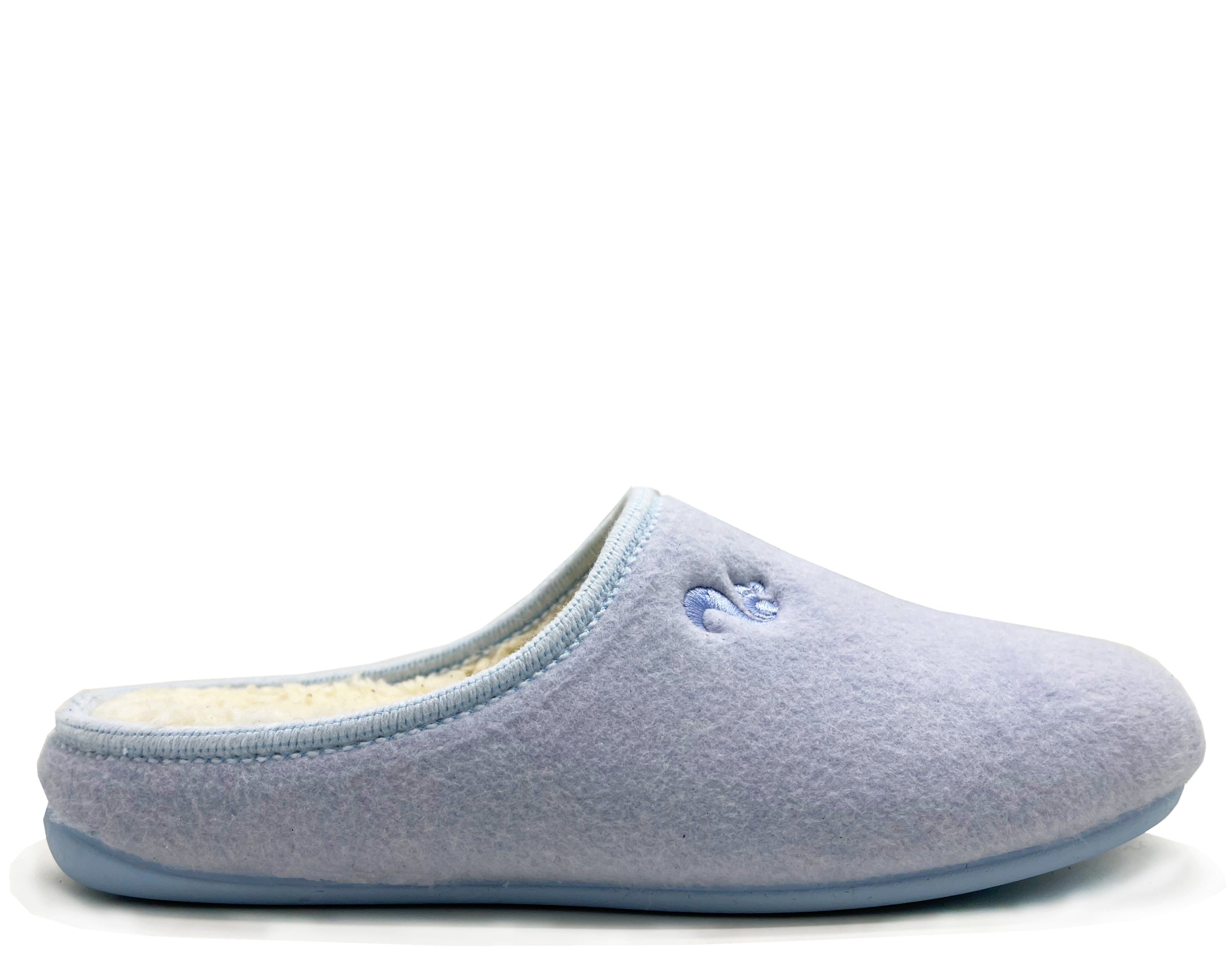 thies 1856 Organic Slipper Vegan Slipper Light Blue