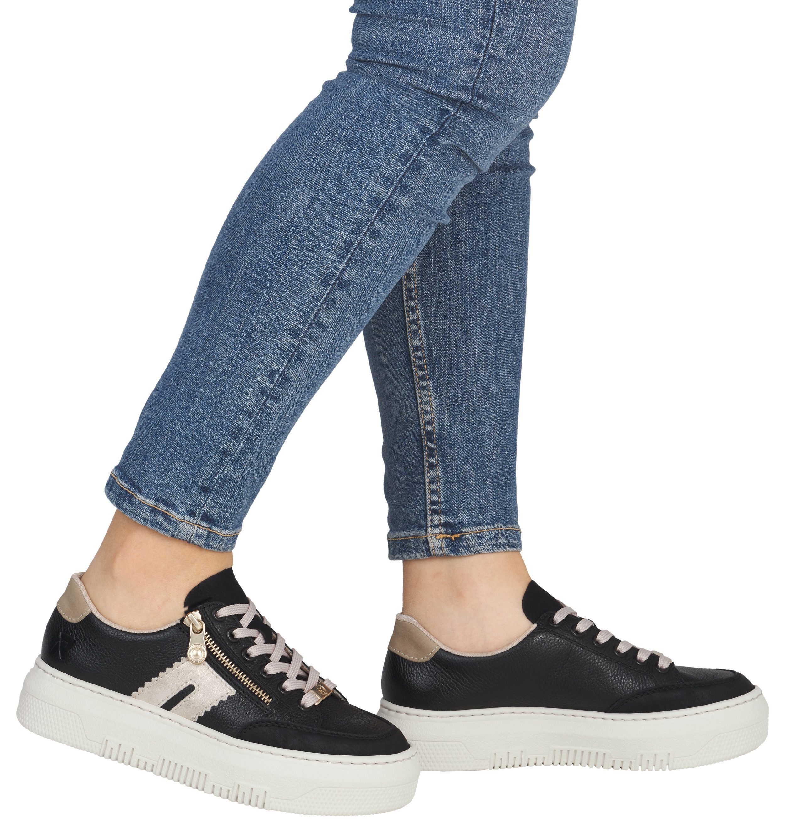 Rieker Plateausneaker, Schnürschuh, Halbschuh, Freizeitschuh mit günstig online kaufen