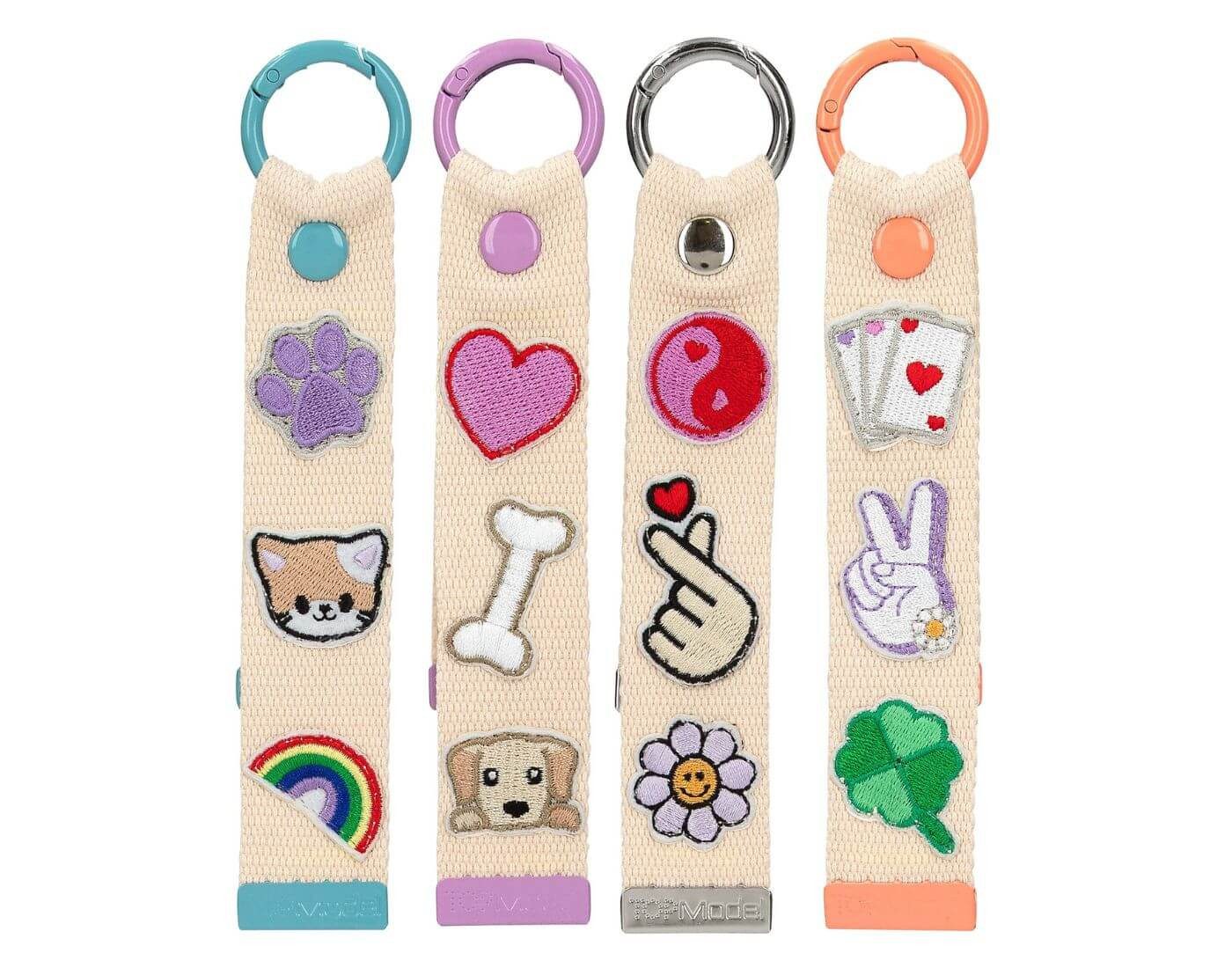 Depesche Taschenanhänger TOPModel Anhänger Clip Strap Click & Style GIRL POWER (einzeln)