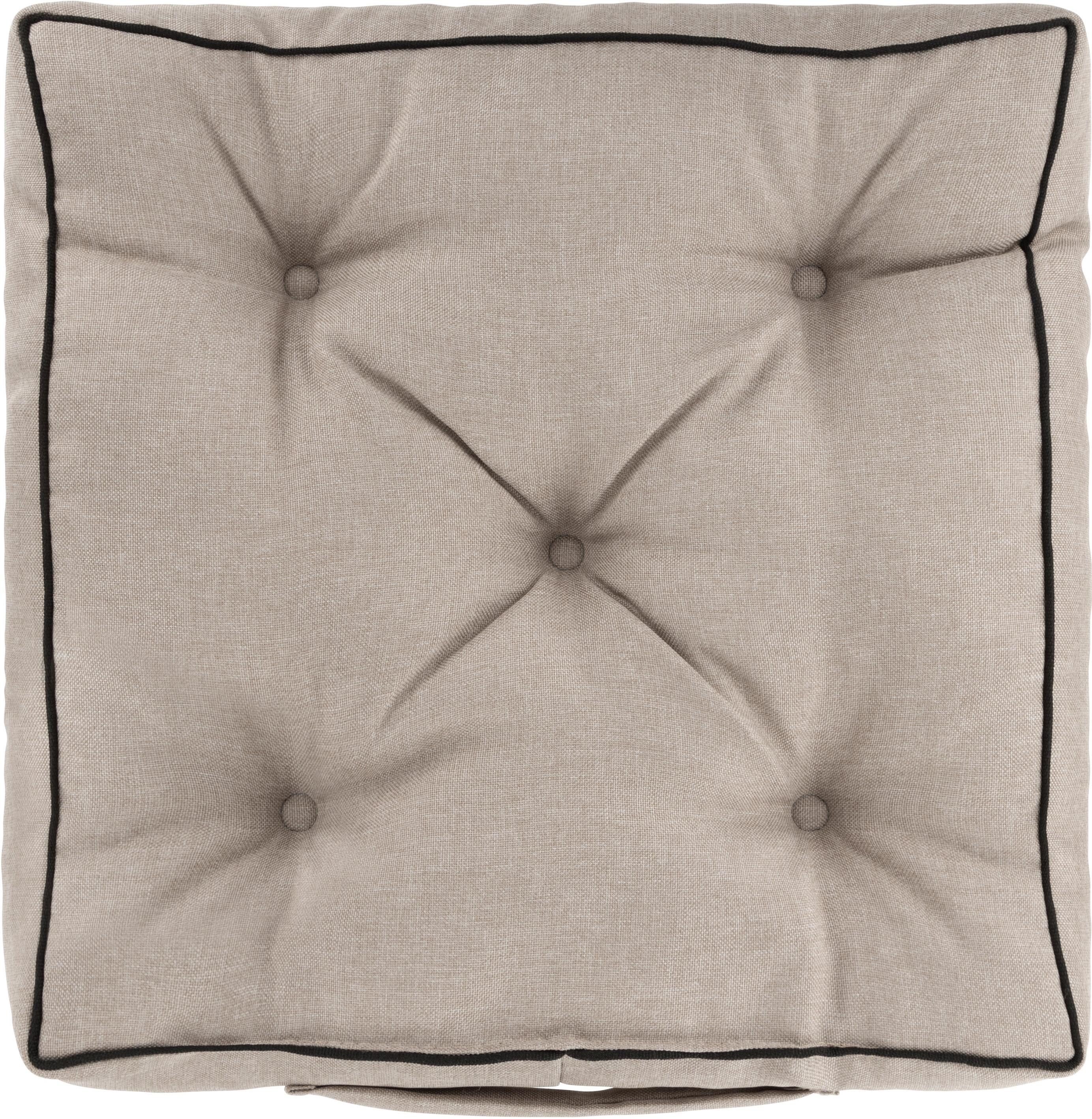 Aspero Sitzauflage 2 Stuhlkissen 45x45 cm Murcia, Gepolsterte Outdoor Auflage mit Steppung – Bild 3 von 5