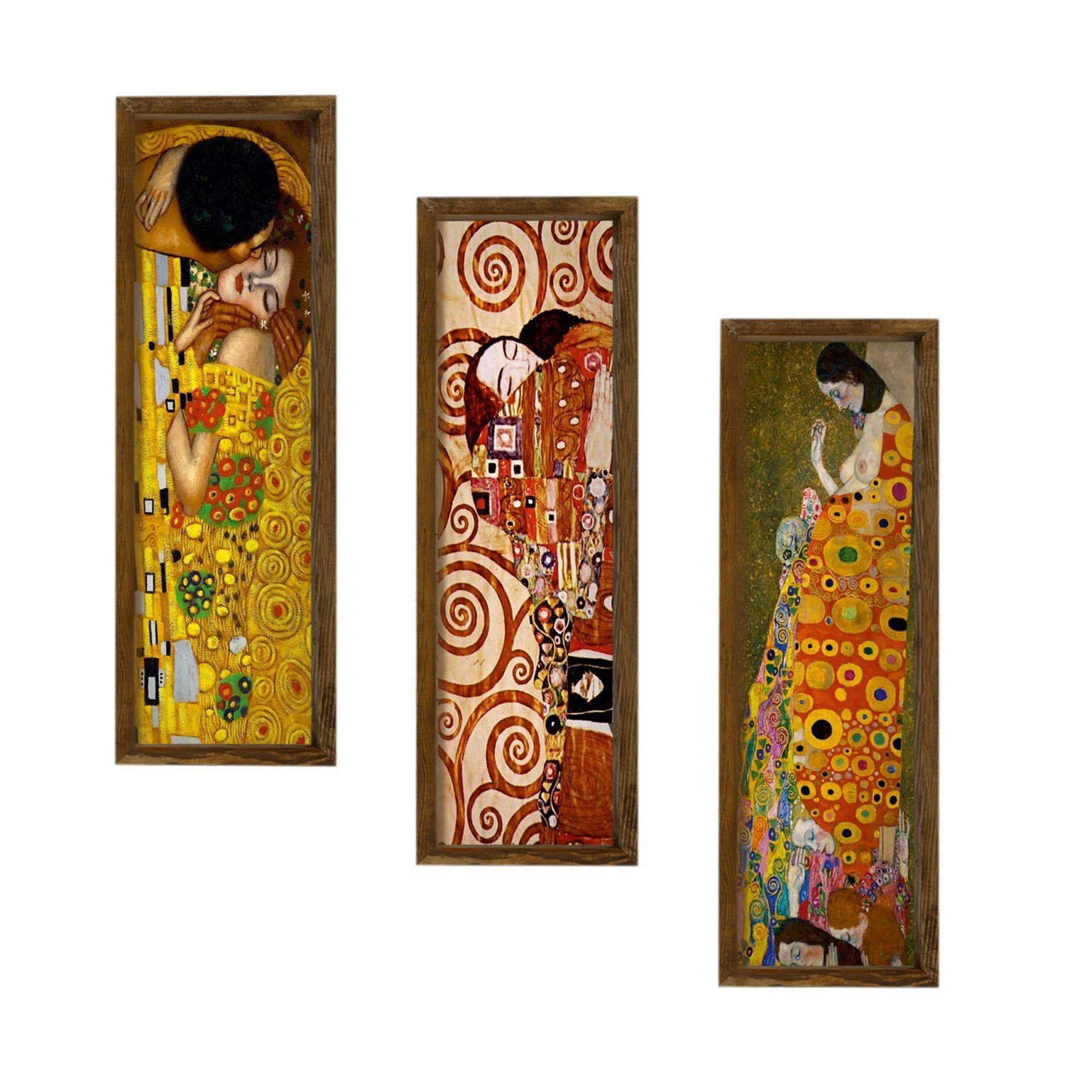 Wallity Leinwandbild Painting: 100% MDF (Thickness: 3 mm), 19 x 70 cm (3 Pieces) L1392, (3 St)
