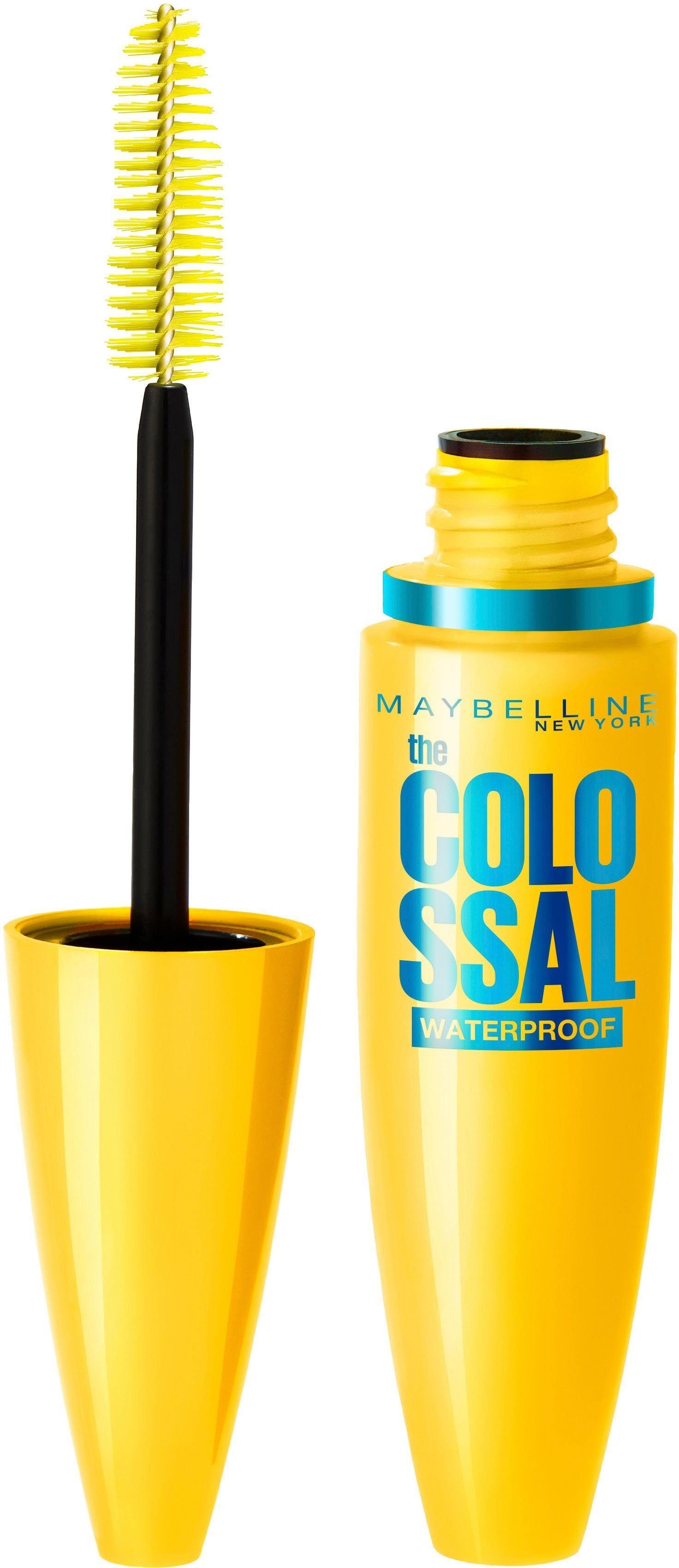 Waterproof, und Collagen Bienenwachs VEX Colossal YORK Mascara MAYBELLINE Mit NEW