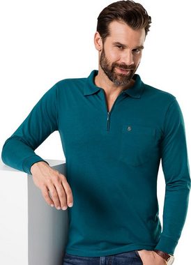 HENSON&HENSON Langarm-Poloshirt superweiches Jersey-Gewebe