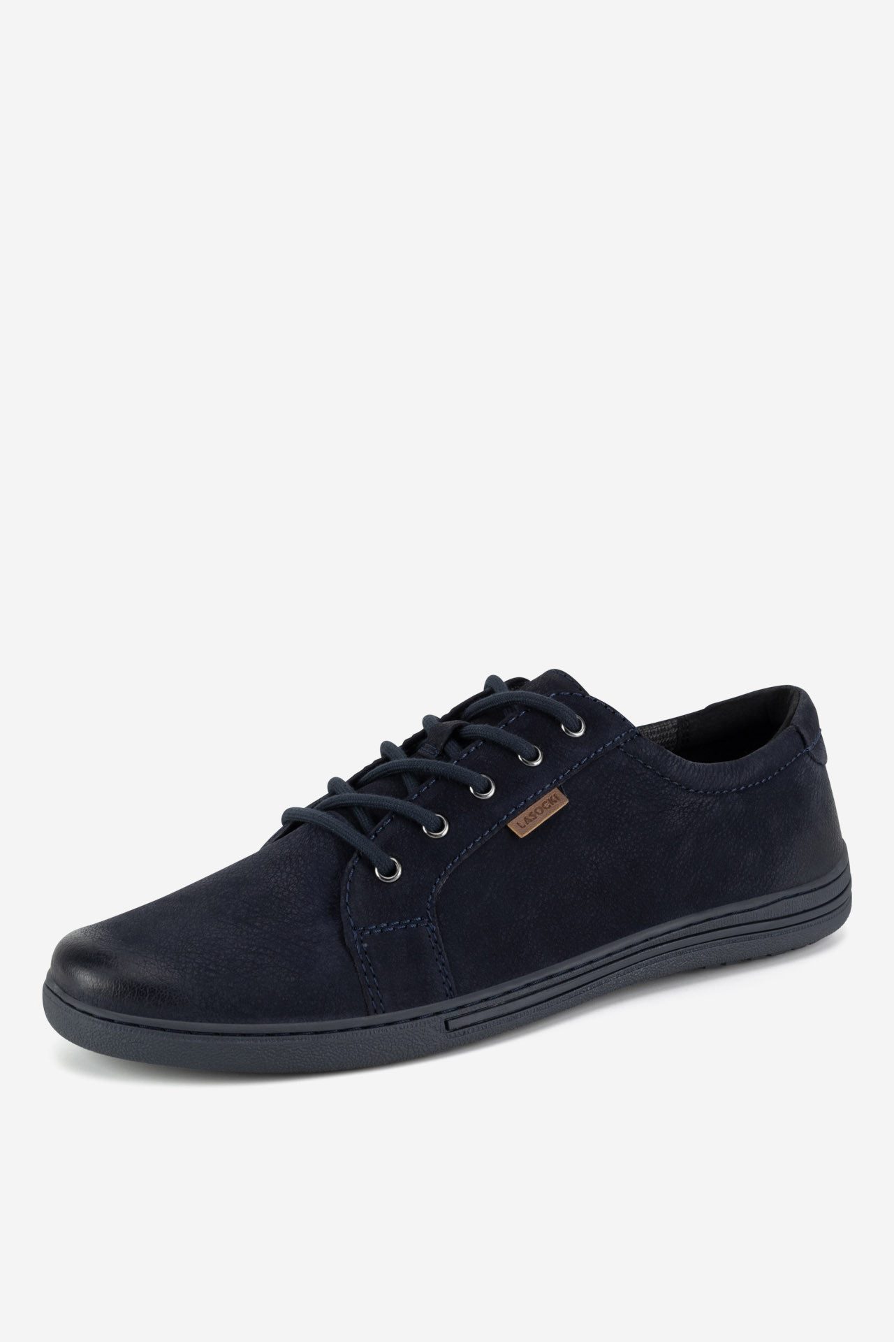 LASOCKI Elegante Herren Halbschuhe – Dunkelblau, Klassisch & Komfortabel Bootsschuh