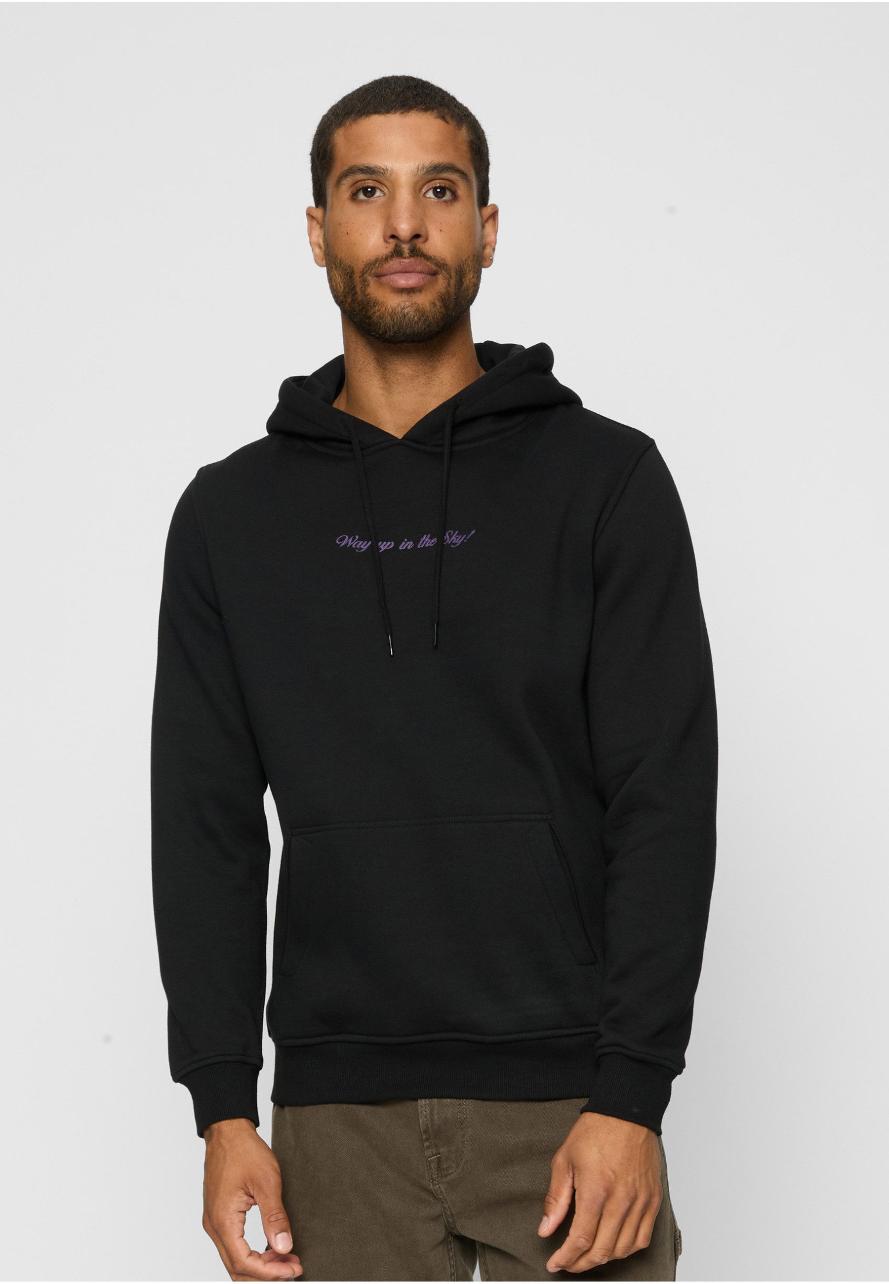 MisterTee Rundhalspullover MisterTee Herren Way Up In The Sky Hoody (1-tlg)