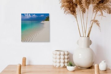 OneMillionCanvasses® Leinwandbild Meer - Strand - Sommer, (1 St), Leinwand Bilder für Wohnzimmer Schlafzimmer