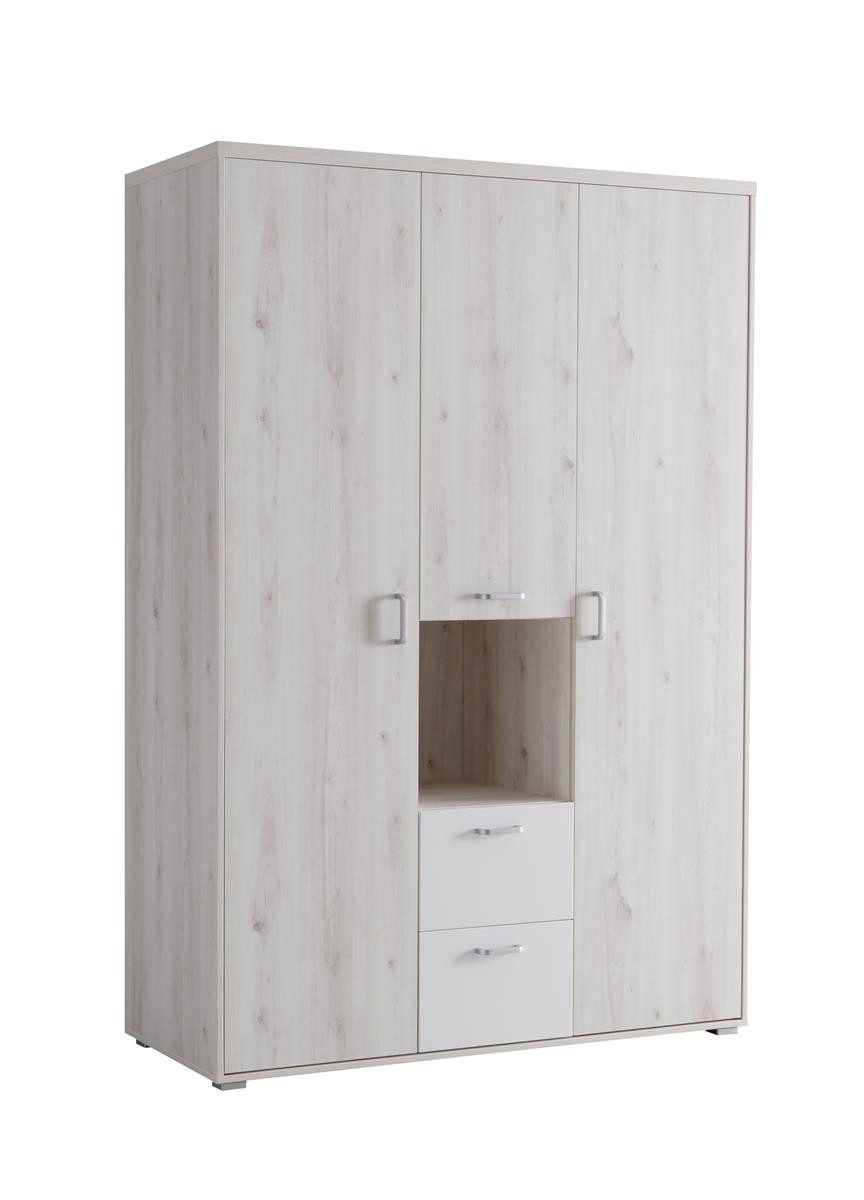PREISBRECHER Kleiderschrank Cristiano 133,2 x 197,3 x 56,2 cm (B/H/T)