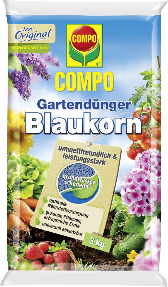 Compo Gemüsedünger Compo Blaukorn NovaTec 3 kg – Bild 2 von 3