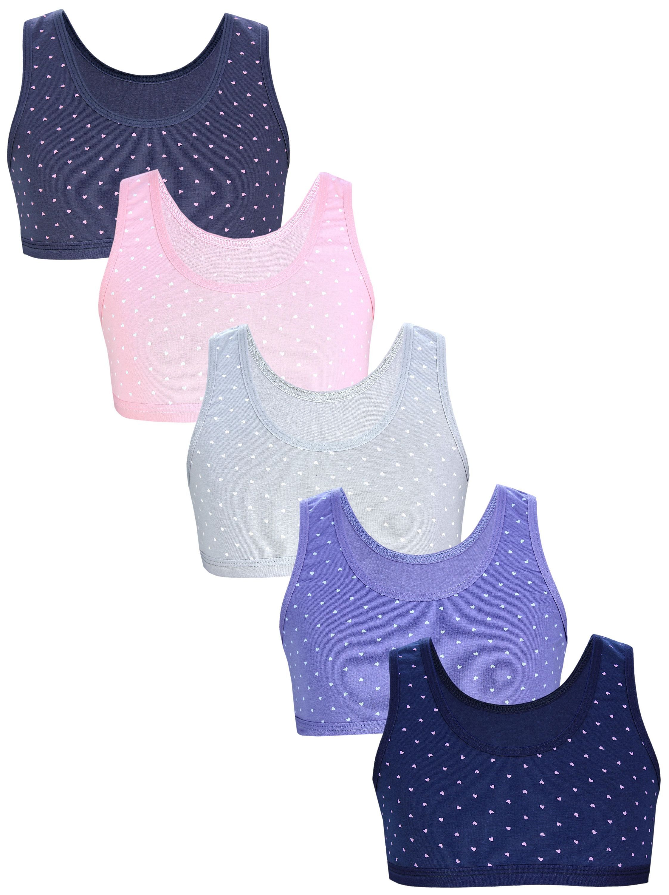 Herzchen Jeansblau Rosa Dunkelblau Graphite Grau