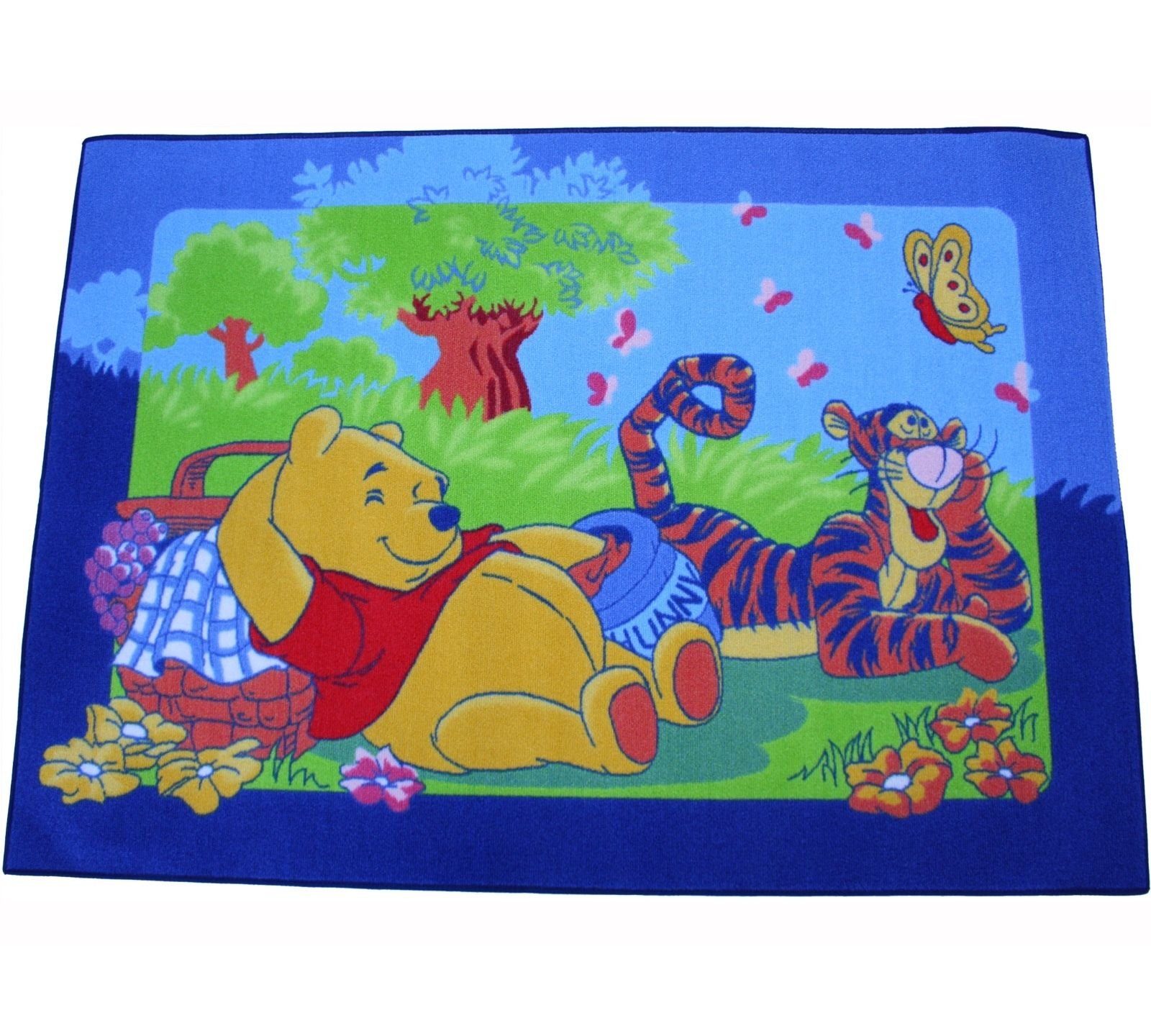 Kinderteppich Winnie the Pooh 133 x 95 Kinder Teppich Disney toise 