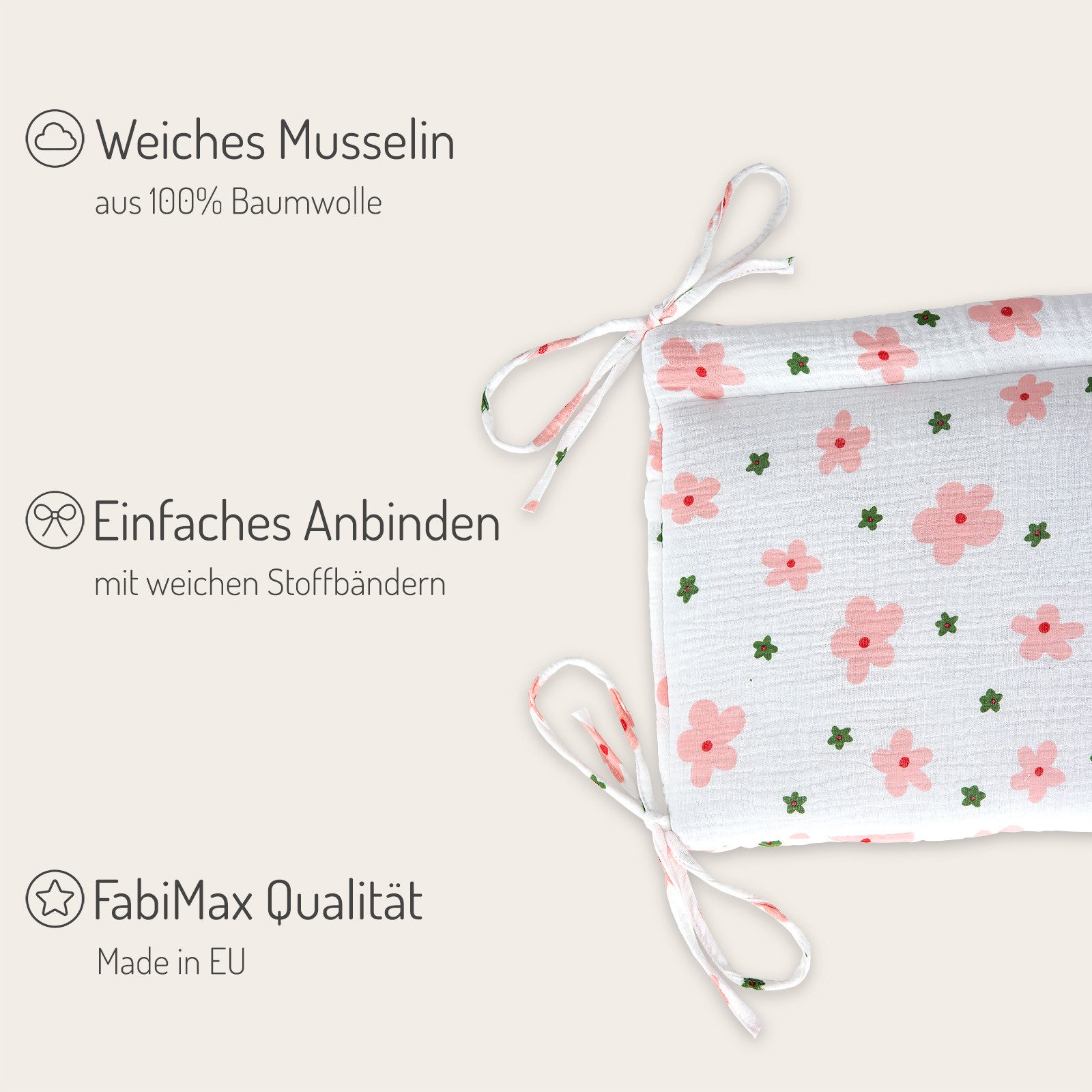 FabiMax Beistellbett Babybett Boxspring klar lackiert, günstig online kaufen