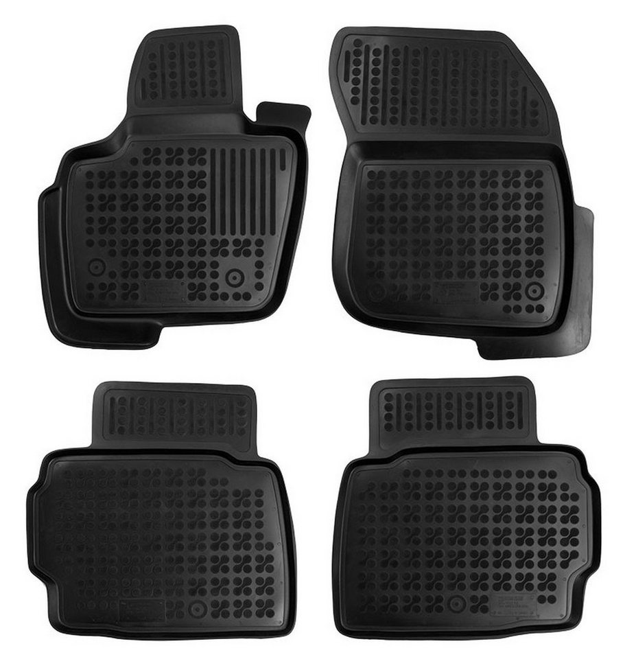 AZUGA Auto-Fußmatten Hohe Gummi-Fußmatten passend für Ford Mondeo/Mondeo  Turnier ab 2/2015, für Ford Mondeo 5-türer Fließheck,5-türer Turnier