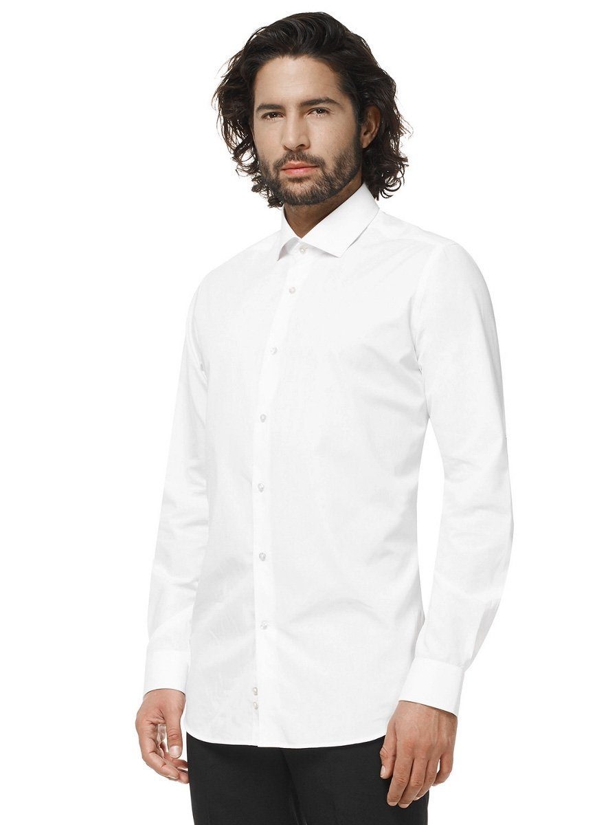 Opposuits T-Shirt Weißes Hemd White Knight Ein klassisches weißes Hemd passend für alle Opposuit Anzüge