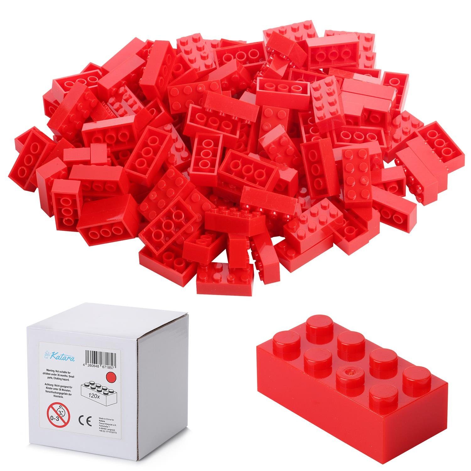Katara 120 Steckbausteine 4x2 Noppen, Spielzeug günstig online kaufen