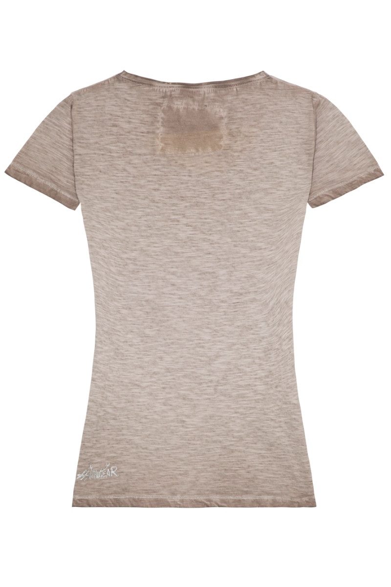 Hangowear Hundeleinen-Führungsstange Trachtenshirt Damen - GLADIS - grau