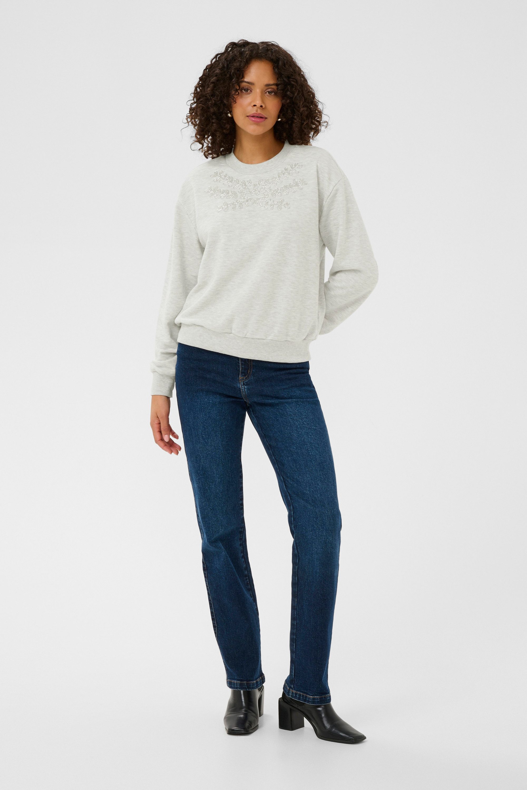 KAFFE Fleecepullover Sweatshirt KAdaniela