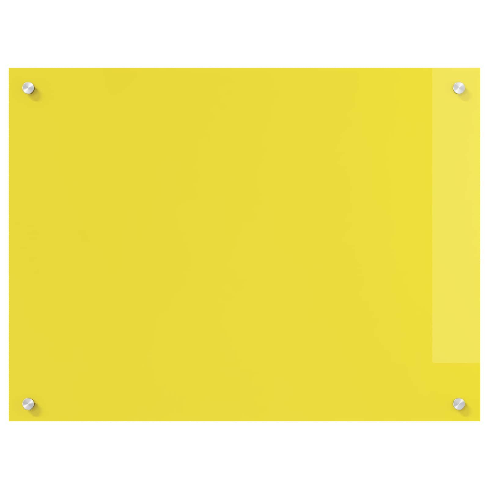 vidaXL Küchenrückwand Küchenrückwand Gelb 80 x 60 cm Gehärtetes Glas, (1-tlg)