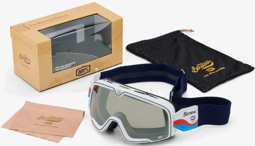 100% Motorradbrille Barstow Lucien Motocross Brille, Verspiegelt
