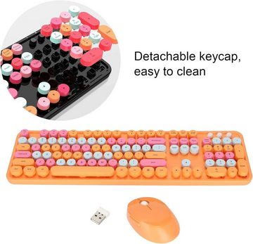 ciciglow Stilvolles Gaming-Set für vielseitige Anwendungen Tastatur- und Maus-Set, mit Ergonomischer Komfort, mechanisches Flair, Plug-and-Play Komfort