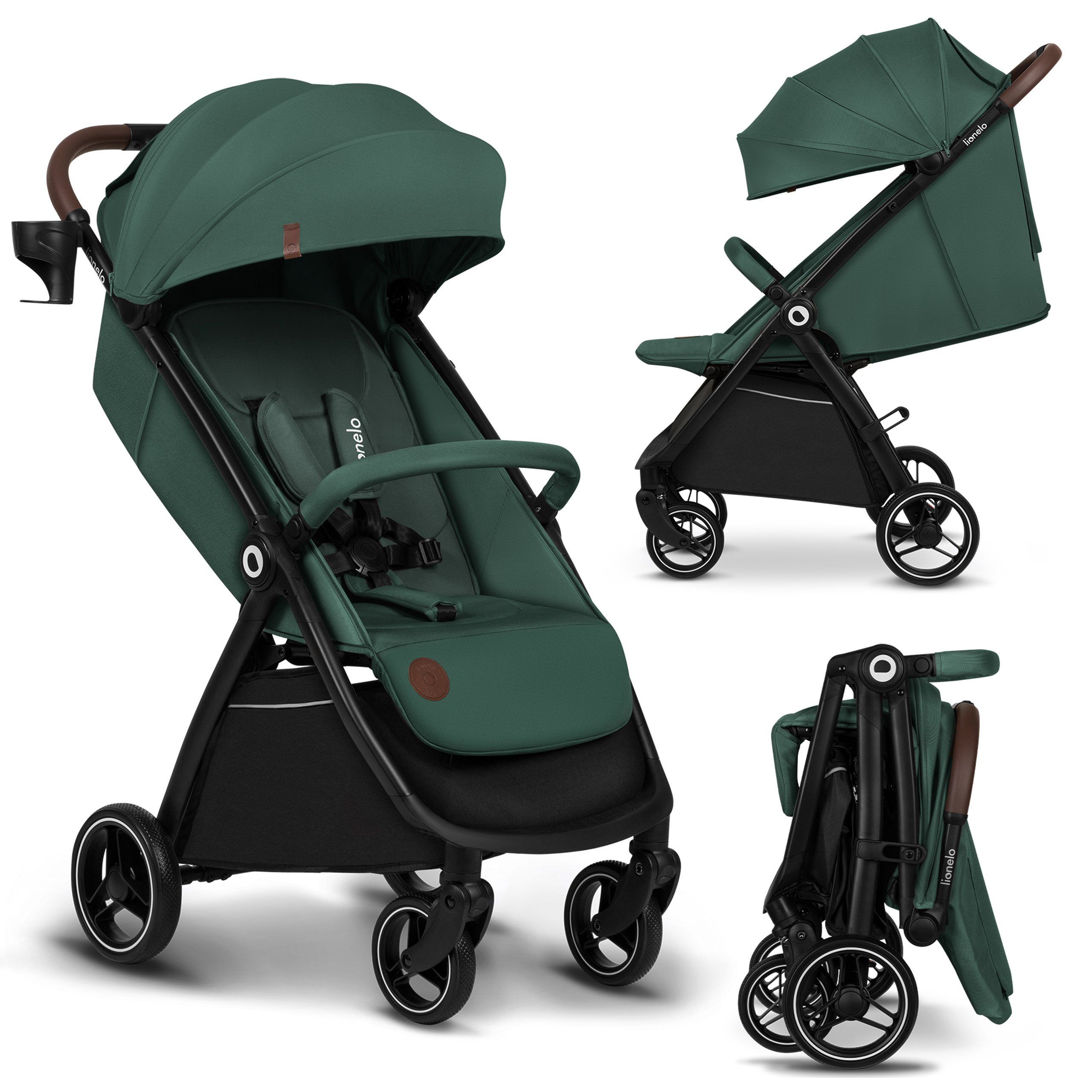 lionelo Kinder-Buggy INGRID, Kompakter / Schönes Design/Multifunktional/ab 6 Monaten
