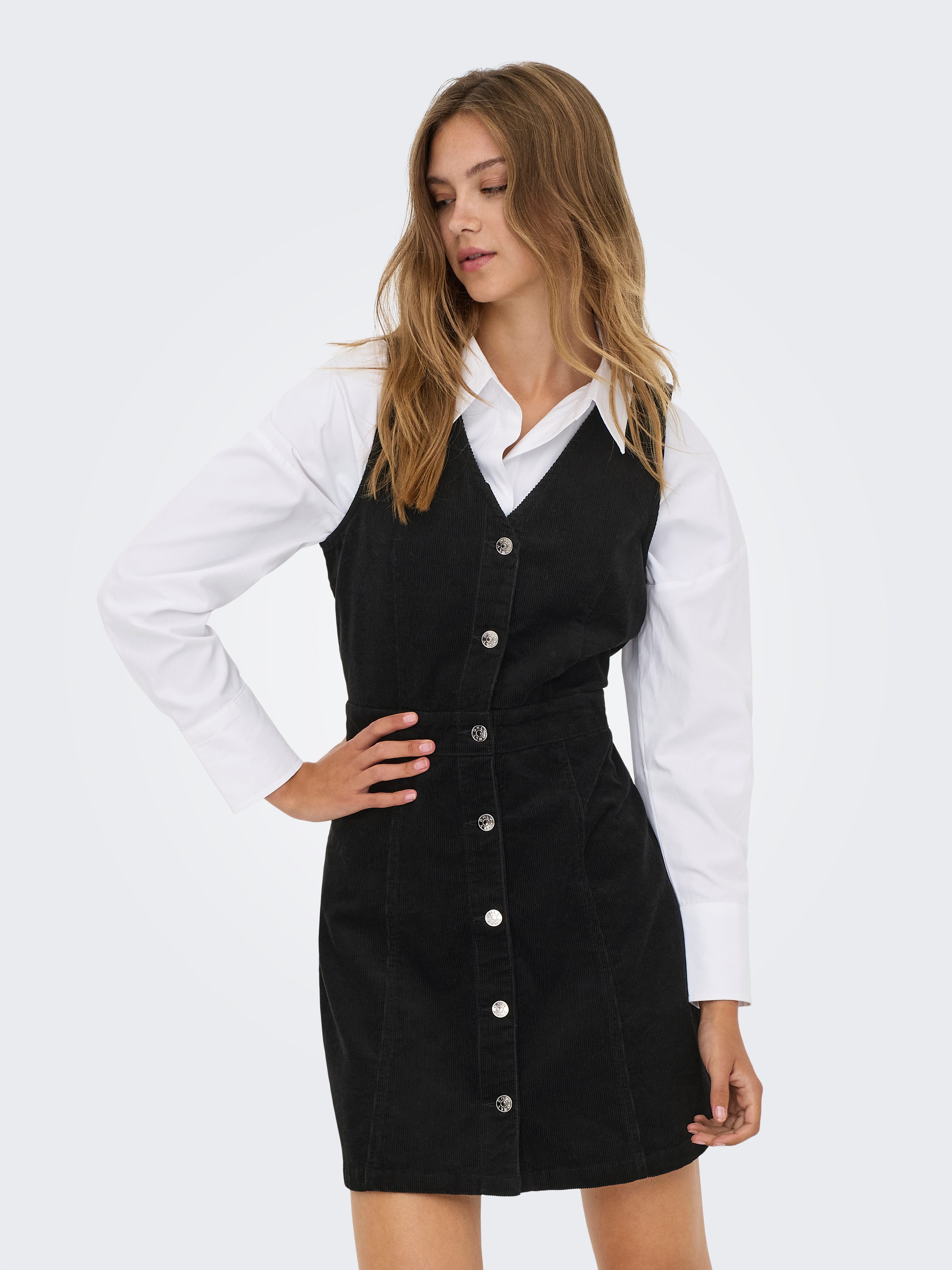 ONLY Cordkleid ONLMOXIE S/L BUT CORD DRESS CC PNT günstig online kaufen
