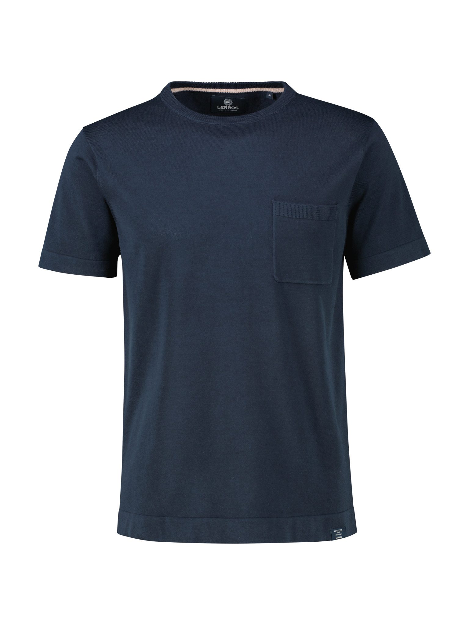 LERROS Kurzarmshirt in Feinstrick