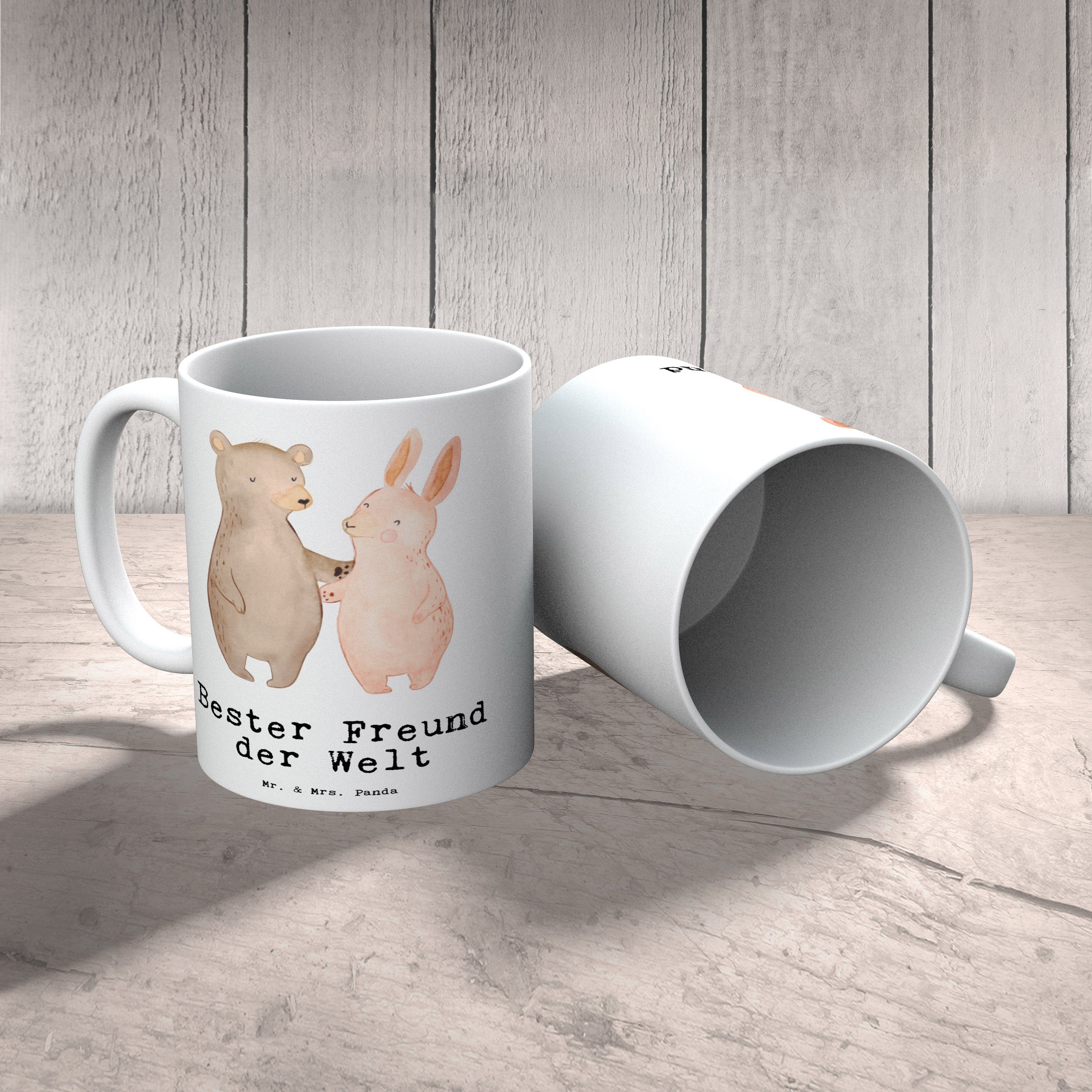 Tee, für, Freund Büro, Mr. Kaffeetasse, - Geburtstagsgeschenk, - Mrs. Bester Weiß Tasse Lieblingsmensch, der Welt & Hase Bro, Keramik Geschenktipp, Love, Panda Geschenk, Geburtstag,