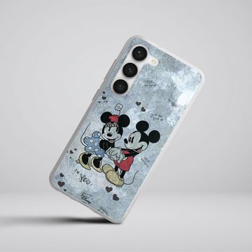 DeinDesign Handyhülle Disney Mickey & Minnie Mouse Vintage Mickey&Minnie In Love, Samsung Galaxy S23 Silikon Hülle Bumper Case Handy Schutzhülle