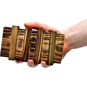 store HD Geschenkbox Magische Rätselbox Geschenkbox aus Holz mit zwei Geheimfächern