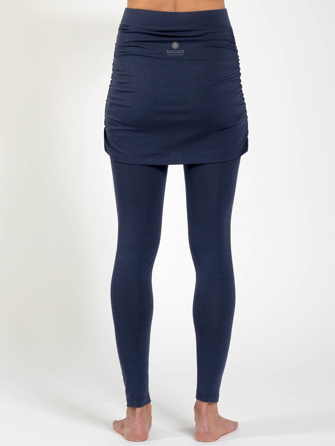 mit aus weichem Rock navy Lara Leggings Magadi Naturmaterial