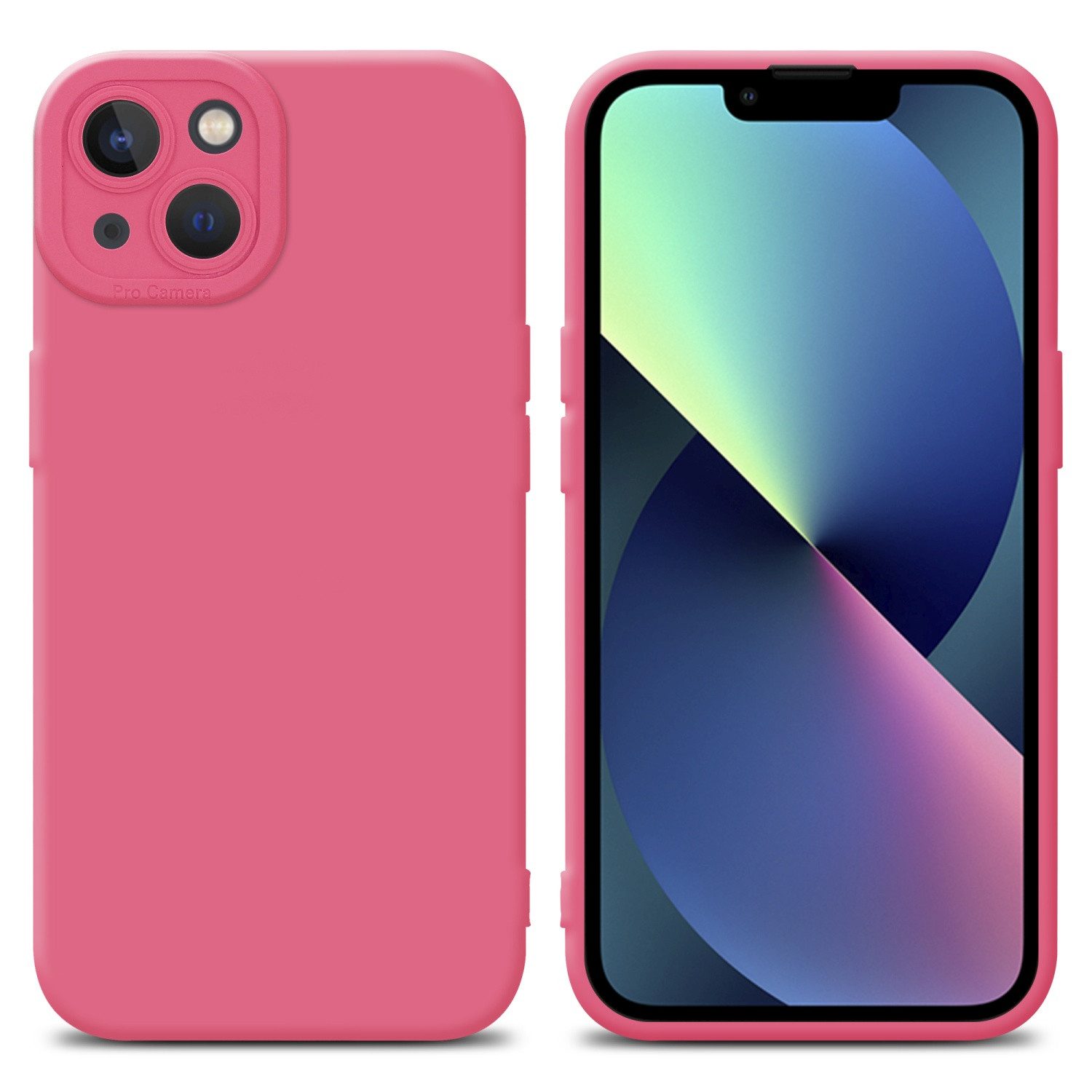 Cadorabo Handyhülle für iPhone 14 Hülle Apple iPhone 14, Hülle Schutzhülle TPU Silikon Case Cover