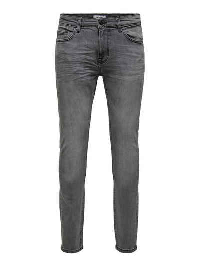 ONLY & SONS Skinny-fit-Jeans »ONSWARP GREY DCC 2051« mit Stretch