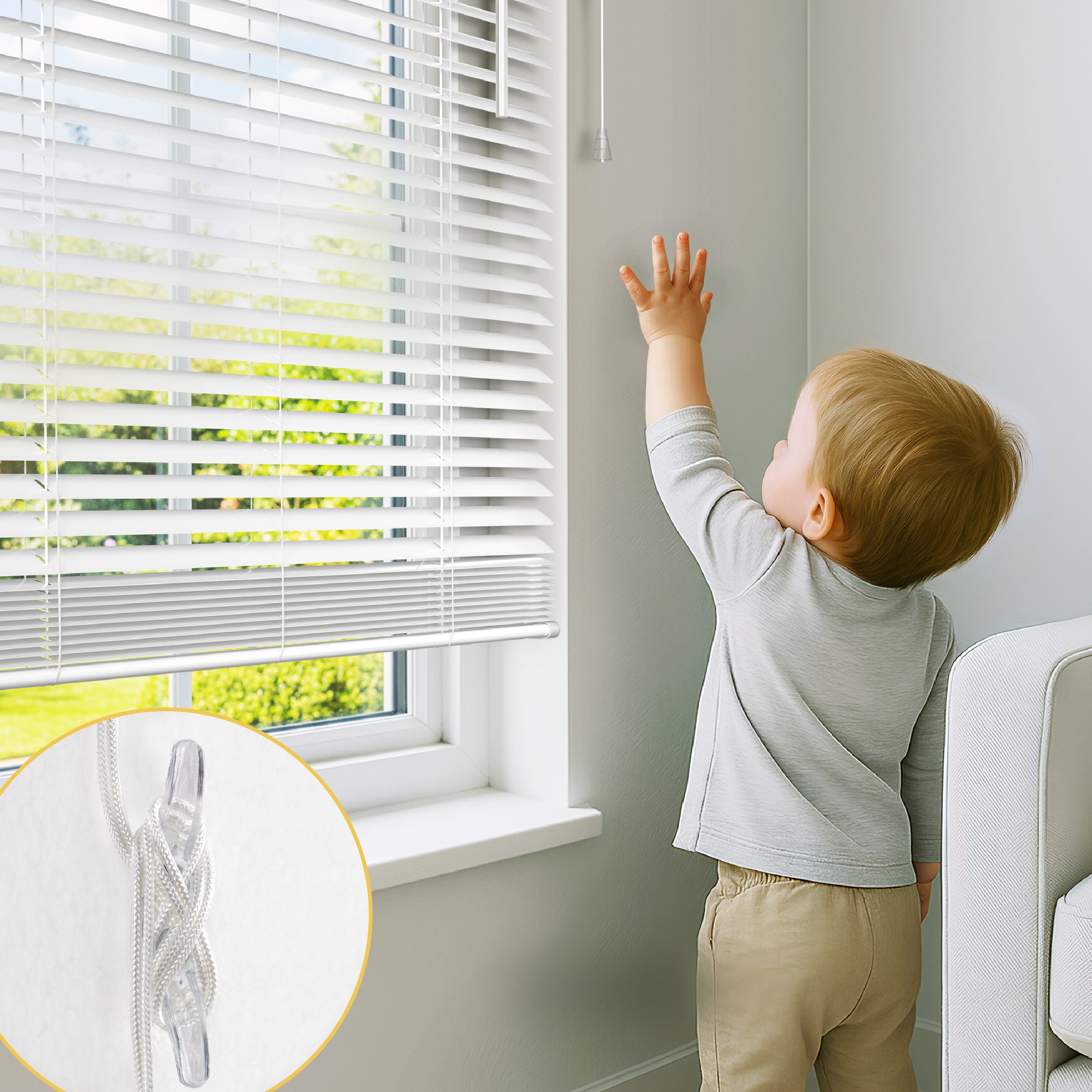 Sol Royal Jalousie Alu Jalousie SolDecor JA2 Klemmfix, 40x130cm, Weiß glänzend, Tür- und Fensterjalousie Alu Blickschutz 2,5 cm breite Lamellen