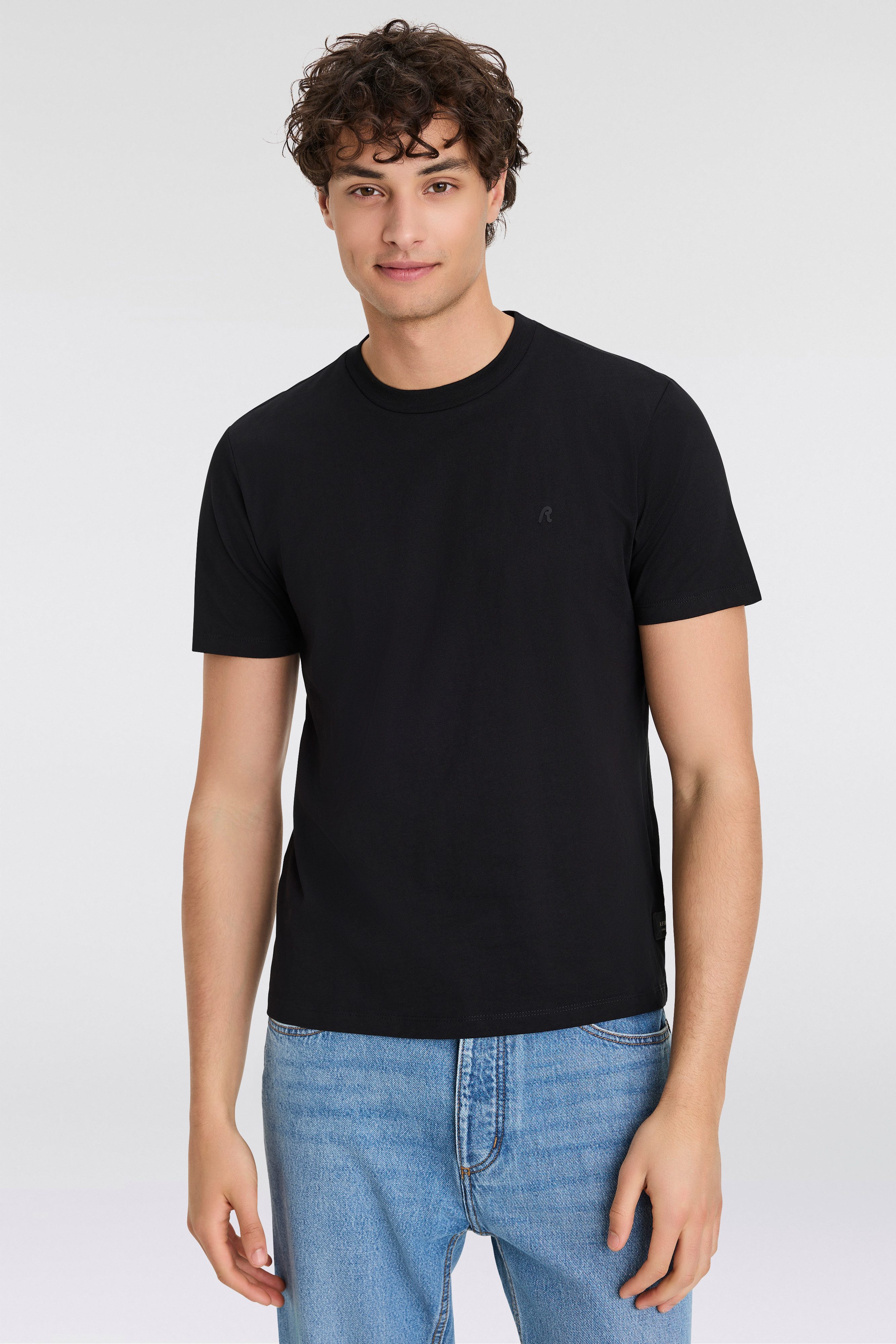 Replay T-Shirt mit Logostickerei auf der günstig online kaufen