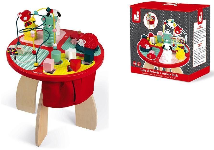Janod Spieltisch Holzspielzeug, Baby Forest Activity Tisch