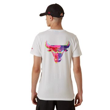 New Era Print-Shirt New Era NBA CHICAGO BULLS Neon Back Tee T-Shirt NEU/OVP