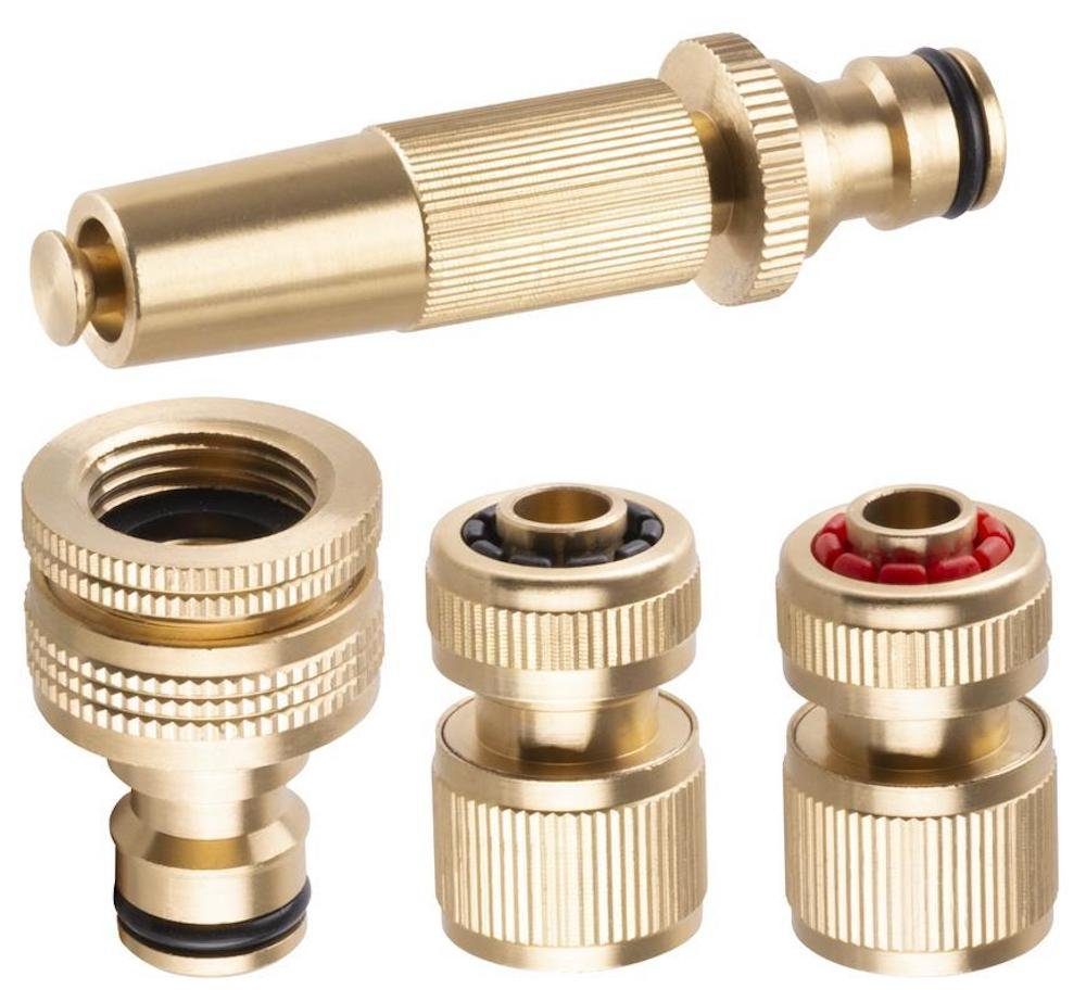 Bewässerungssystem Set GF343, Adapter 3/4 "-1, Schlauchverbinder 3/4", Düse