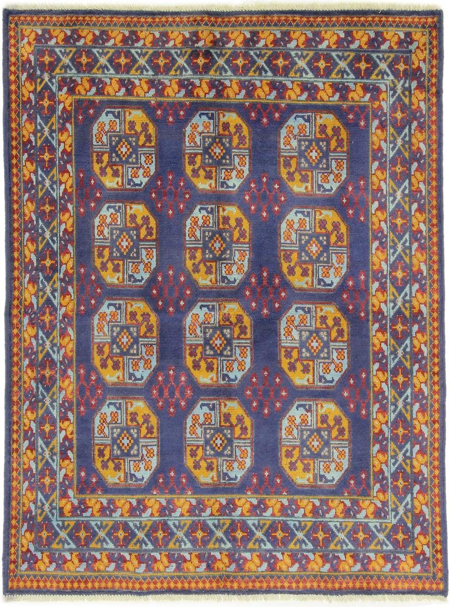Orientteppich Afghan Akhche 147x196 Handgeknüpfter Orientteppich, Nain Trading, rechteckig, Höhe: 6 mm