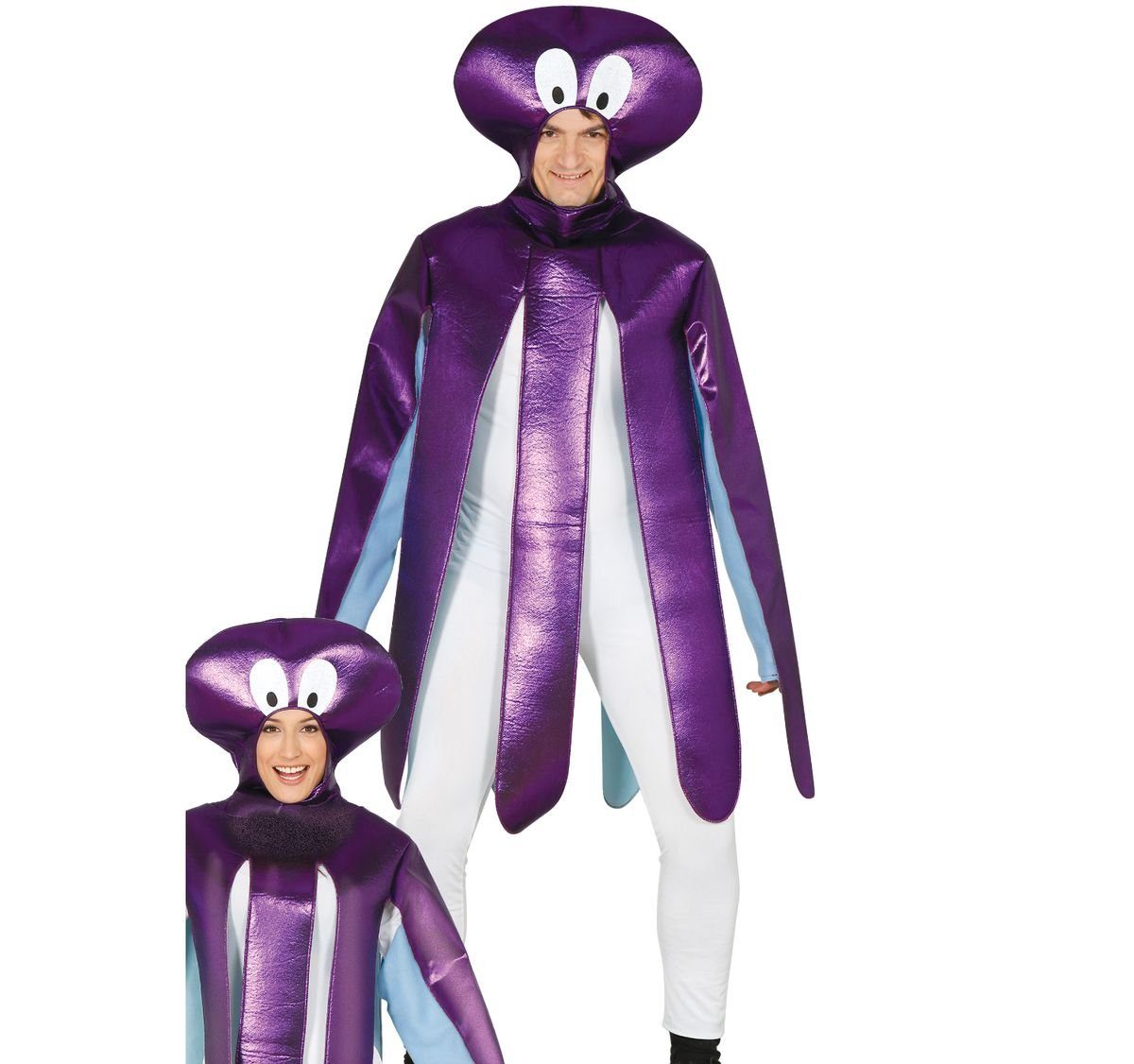 Fiestas Guirca Kostüm Tintenfisch für Erwachsene - Kraken Verkleidung