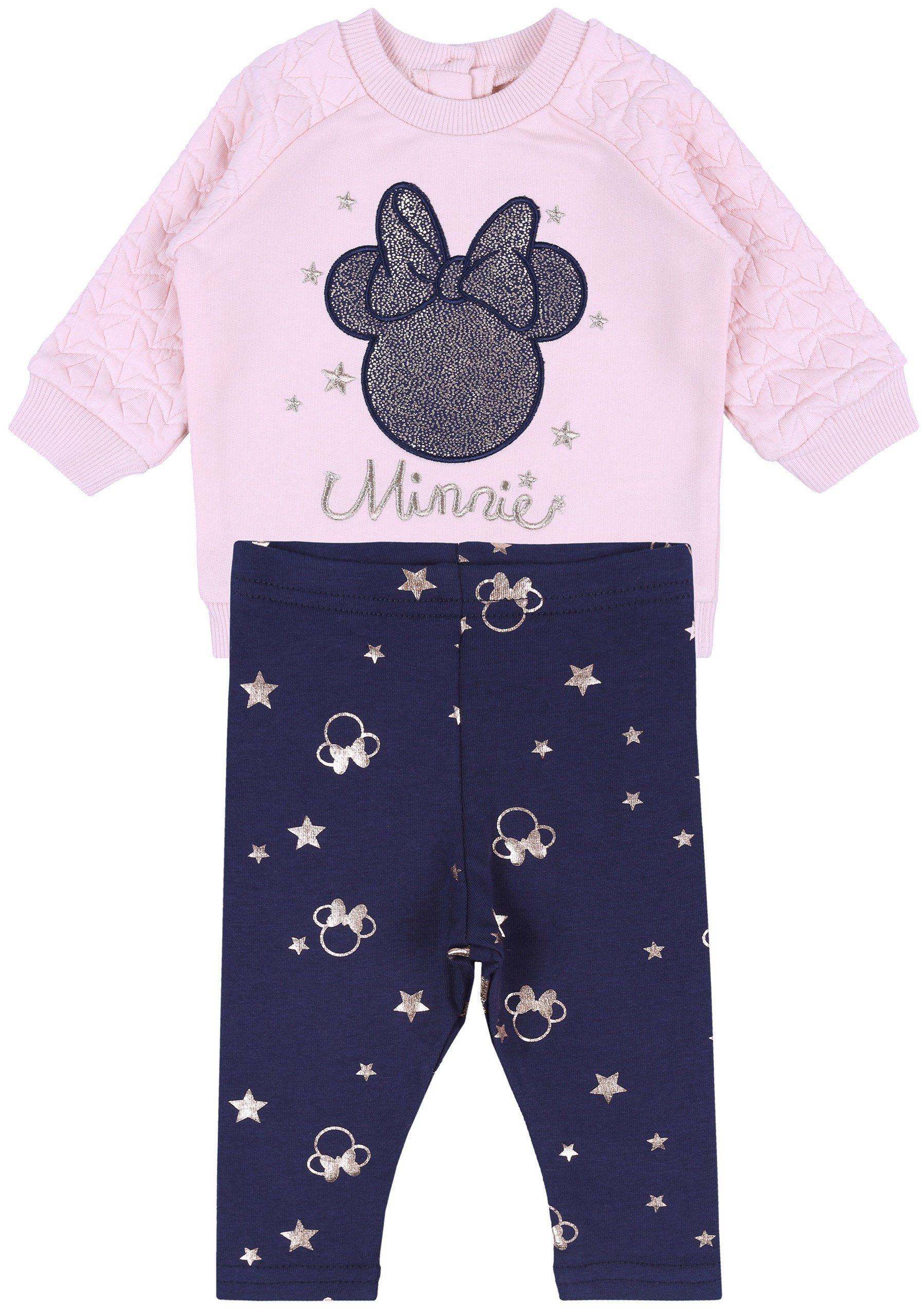 Sweatshirt Set: Sweatshirt + Leggins Minnie Mouse DISNEY 12-18 Monate