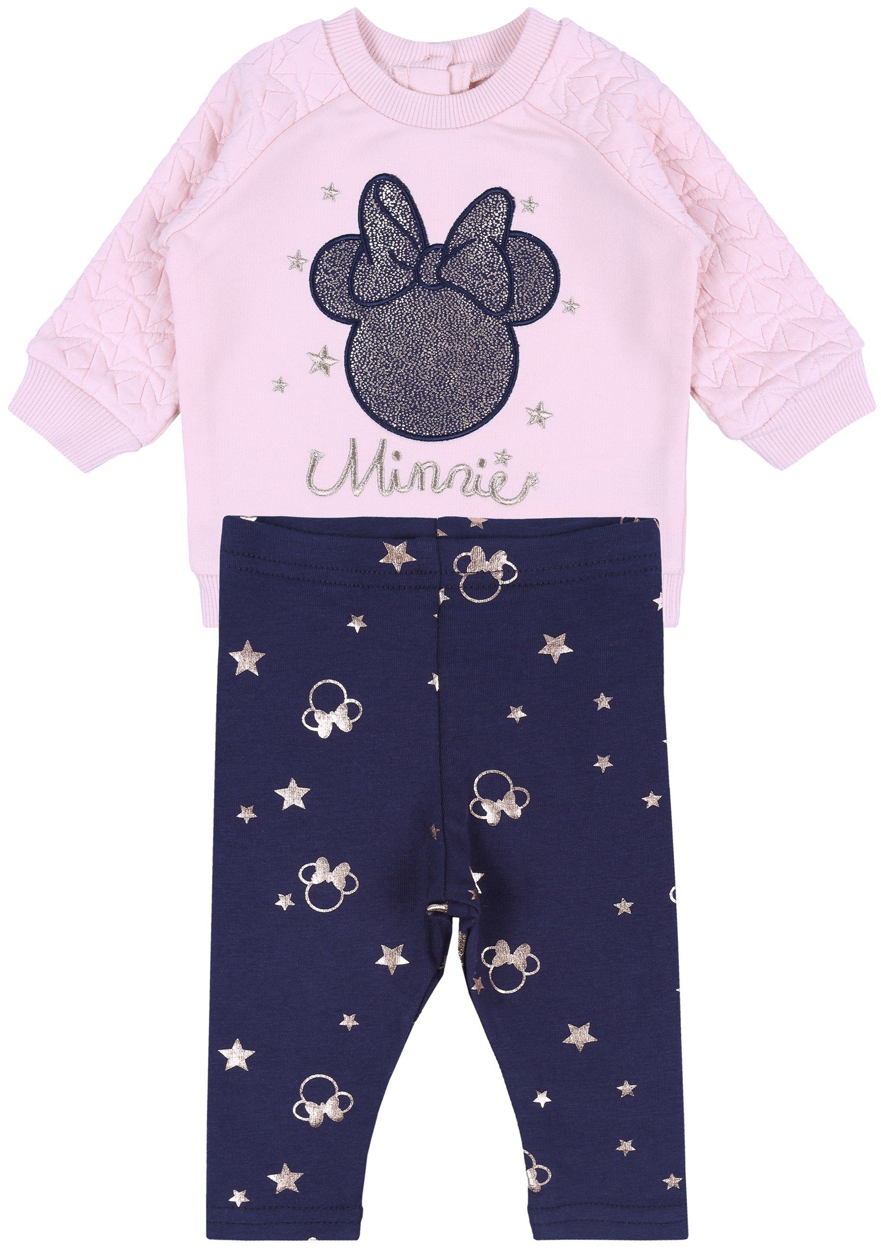 Sarcia.eu Sweatshirt Set: Sweatshirt + Leggins Minnie Mouse DISNEY 6-9 Monate